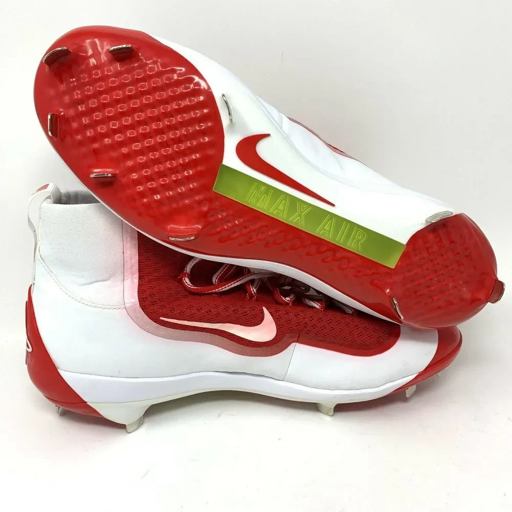 Nike Air Huarache 2K Filth Elite Mid‎ Baseball Cleats Men's size 14 Red White